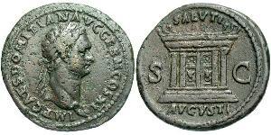 1 As Empire romain (27BC-395) Bronze Domitien (51-96)