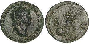 1 As Empire romain (27BC-395) Bronze Néron (37- 68)