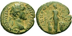 1 As Römische Kaiserzeit (27BC-395) Bronze Antoninus Pius  (86-161)
