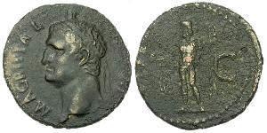1 As Imperio romano (27BC-395) Cobre Marco Vipsanio Agripa (63 BC-12BC)