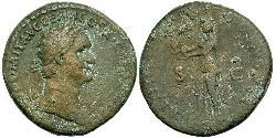 1 As 羅馬帝國 Orichalcum Domitian  (51-96)