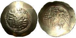 1 Aspron trachy Impero bizantino (330-1453) Elettro Giovanni II Comneno (1087-1143)