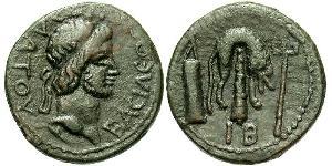 1 Assarion Regno del Bosforo Cimmerio (480BC-530) Bronzo Mithradates III (?-46)