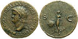 1 Asse Impero romano (27BC-395) Bronzo Nerone (37- 68)