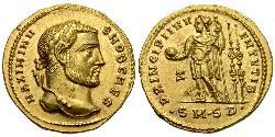 1 Aureus Roman Empire (27BC-395) Gold Maximinus II (270 - 313)