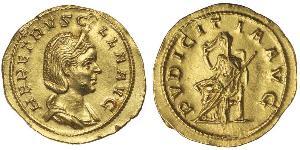 1 Aureus Römische Kaiserzeit (27BC-395) Gold Herennia Etruscilla (249-251)