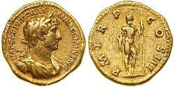 1 Aureus Empire romain (27BC-395) Or Hadrien (76 - 138) 