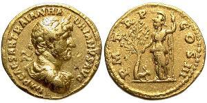 1 Aureus Empire romain (27BC-395) Or Hadrien (76 - 138) 