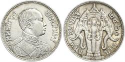 1 Baht Thaïlande Argent Rama VI (1880 – 1925) 