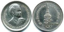 1 Baht Thaïlande Cuivre/Nickel 
