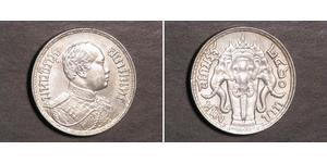 1 Baht Tailandia Plata Vajiravudh (1880 – 1925) 