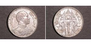 1 Baht Tailandia Plata Vajiravudh (1880 – 1925) 