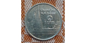 1 Baht 泰国 銅/镍 