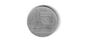 1 Baht 泰国 銅/镍 