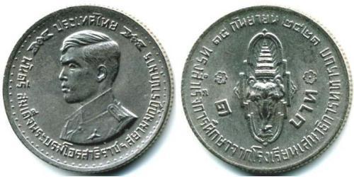 1 Baht 泰国 銅/镍 
