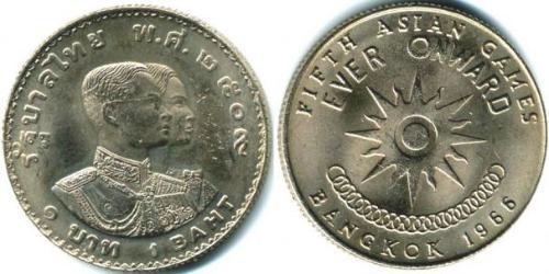 1 Baht 泰国 銅/镍 