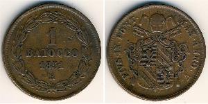 1 Baiocco États pontificaux (752-1870) Cuivre 