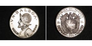1 Balboa Panama Argent Vasco Núñez de Balboa (1475 – 1519)