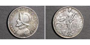 1 Balboa Panama Argent Vasco Núñez de Balboa (1475 – 1519)