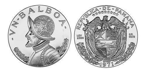 1 Balboa Panama Argent Vasco Núñez de Balboa (1475 – 1519)