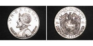 1 Balboa Panamá Argento Vasco Núñez de Balboa (1475 – 1519)