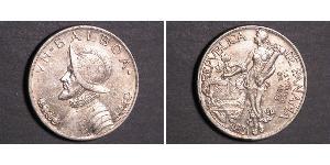 1 Balboa Panamá Argento Vasco Núñez de Balboa (1475 – 1519)