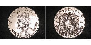 1 Balboa Panamá Argento Vasco Núñez de Balboa (1475 – 1519)