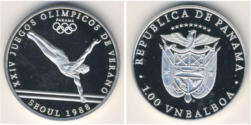 1 Balboa Panamá Plata 
