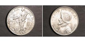 1 Balboa Panama Silber Vasco Núñez de Balboa (1475 – 1519)