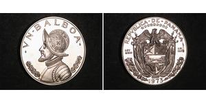 1 Balboa Panama Silber Vasco Núñez de Balboa (1475 – 1519)