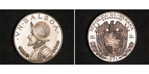 1 Balboa Panama Silber Vasco Núñez de Balboa (1475 – 1519)