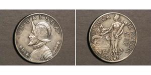 1 Balboa Panama Silber Vasco Núñez de Balboa (1475 – 1519)