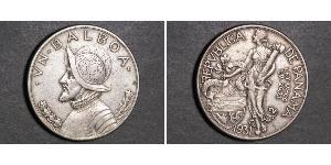 1 Balboa Panama Silber Vasco Núñez de Balboa (1475 – 1519)