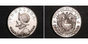 1 Balboa Panama Silber Vasco Núñez de Balboa (1475 – 1519)