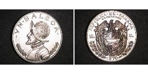 1 Balboa Panama Silber Vasco Núñez de Balboa (1475 – 1519)