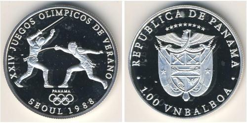 1 Balboa Panama Silber 