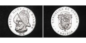 1 Balboa Republic of Panama Silver Vasco Núñez de Balboa (1475 – 1519)