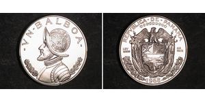 1 Balboa Republic of Panama Silver Vasco Núñez de Balboa (1475 – 1519)