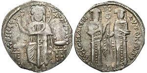 1 Basilikon Impero bizantino (330-1453) Argento Andronico II Paleologo (1258-1332)