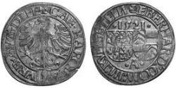 1 Batzen Imperial City of Augsburg (1276 - 1803) Silver Charles V, Holy Roman Emperor (1500-1558)