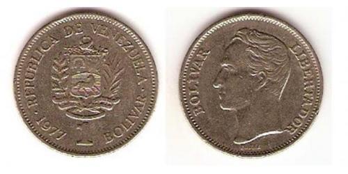 1 Bolivar Venezuela (1811 - ) Nickel 