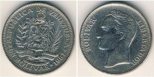 1 Bolivar 委內瑞拉 镍 