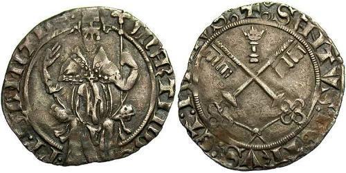 1 Carlin Estados Pontificios (752-1870) Plata Martín V (1368 -1431)