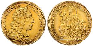 1 Carolin Elettorato di Baviera (1623 - 1806) Oro 
