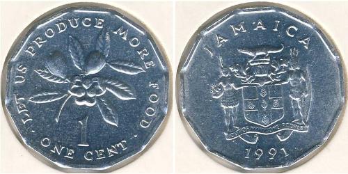 1 Cent Jamaica (1962 - ) Aluminium 