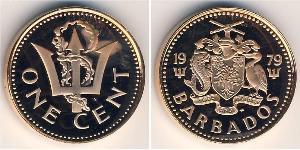 1 Cent Barbados Bronce 