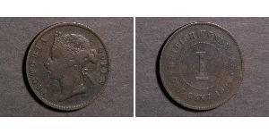 1 Cent British Honduras (1862-1981) Bronce Victoria (1819 - 1901)