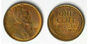 1 Cent Estados Unidos de América (1776 - ) Bronce Abraham Lincoln (1809-1865)