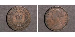 1 Cent Terranova y Labrador Bronce Victoria (1819 - 1901)