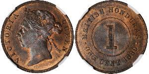 1 Cent British Honduras (1862-1981) Bronze Victoria (1819 - 1901)